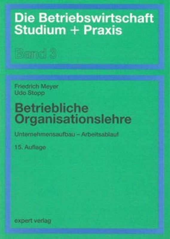 Betriebliche Organisationslehre