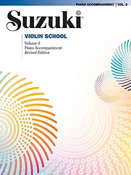 Suzuki Violin School Piano Accompaniment, Volume 9: Revised Edition (Suzuki Violin School, 9)