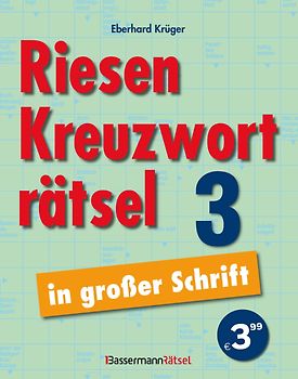 Riesen-Kreuzworträtsel in großer Schrift 3 (5 Exemplare à 3,99 €)