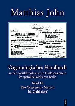 Organologisches Handbuch zu den sozialdemokratischen Funktionsträgern...