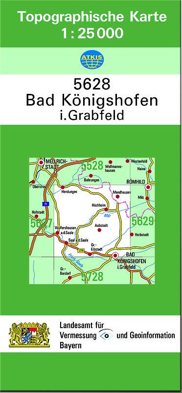 TK25 5628 Bad Königshofen i.Grabfeld