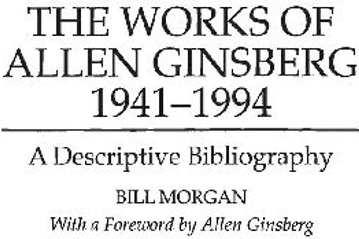The Works of Allen Ginsberg, 1941-1994