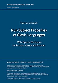 Null-Subject Properties of Slavic Languages