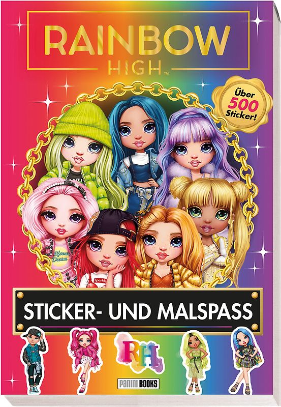 Rainbow High: Sticker- und Malspaß