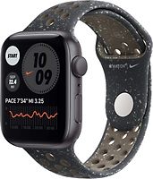 Apple Watch Nike SE 40 mm caja de aluminio gris espacial con pulsera deportiva Nike cielo de medianoche M/L [Wi-Fi]