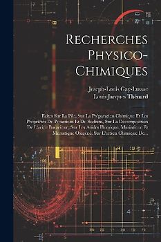 Recherches Physico-chimiques