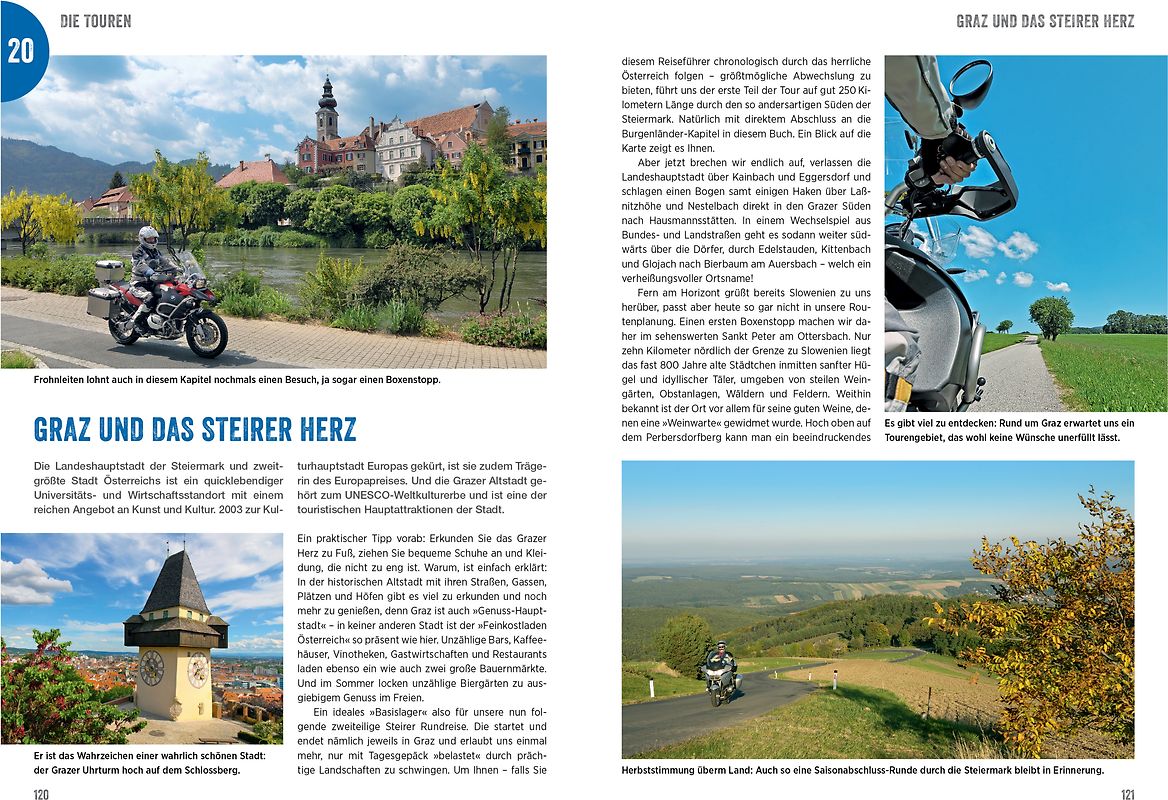Die schönsten Motorradtouren Österreich