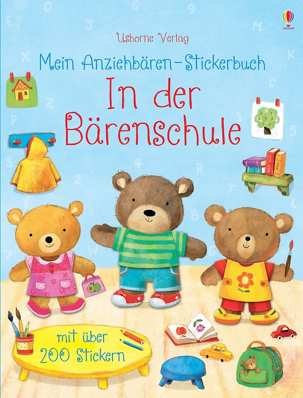 Mein Anziehbären-Stickerbuch: In der Bärenschule