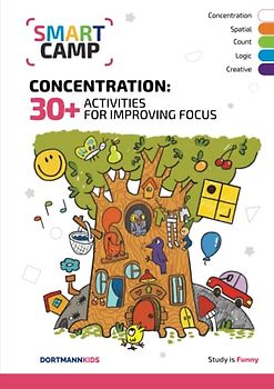 SMART CAMP. Activities to Train Focus and Concentration: With different worksheets presented in this book, the aim is for the child to concentrate her ... by keeping the focus on what he is doing.