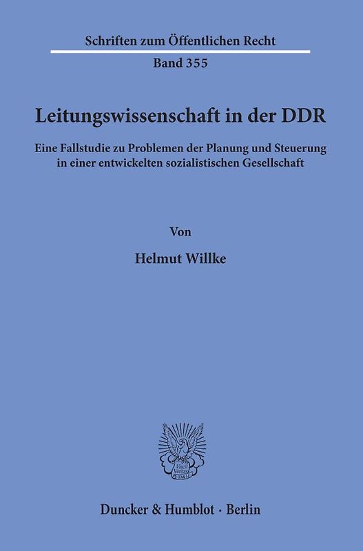 Leitungswissenschaft in der DDR.