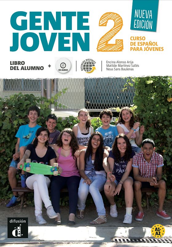 Gente joven 2, Schülerbuch mit Audio-CD