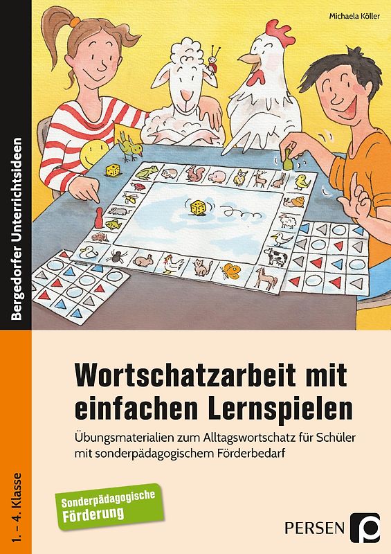 Wortschatzarbeit mit einfachen Lernspielen