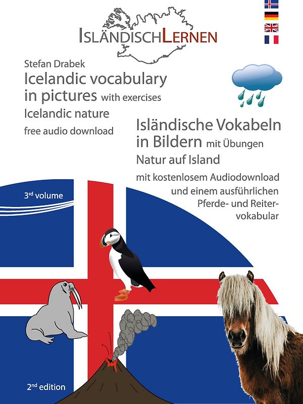 Isländische Vokabeln in Bildern mit Übungen (3. Band) // Icelandic vocabulary in pictures with exercises