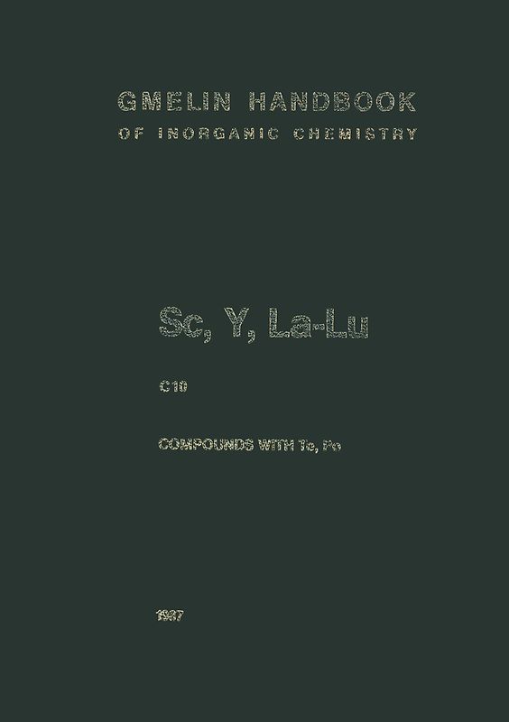 Sc, Y, La-Lu Rare Earth Elements