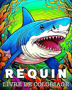 Requin Livre de Coloriage
