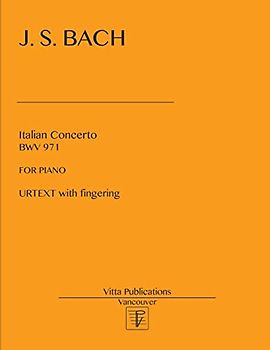 Italian Concerto: Urtext with fingering