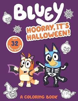 Bluey: Hooray, It's Halloween!: A Coloring Book