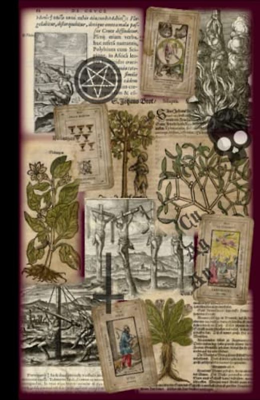 Occult Notebook with "Alchemistic Grimoire" Design as Sketchbook, Diary or Journal for Your Spells & Drawings: with Blank Pages (Mondmärchen & Dark Episodes)