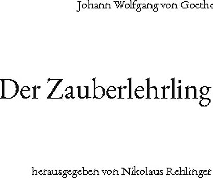 Der Zauberlehrling