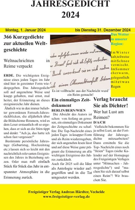 Jahresgedicht 2024