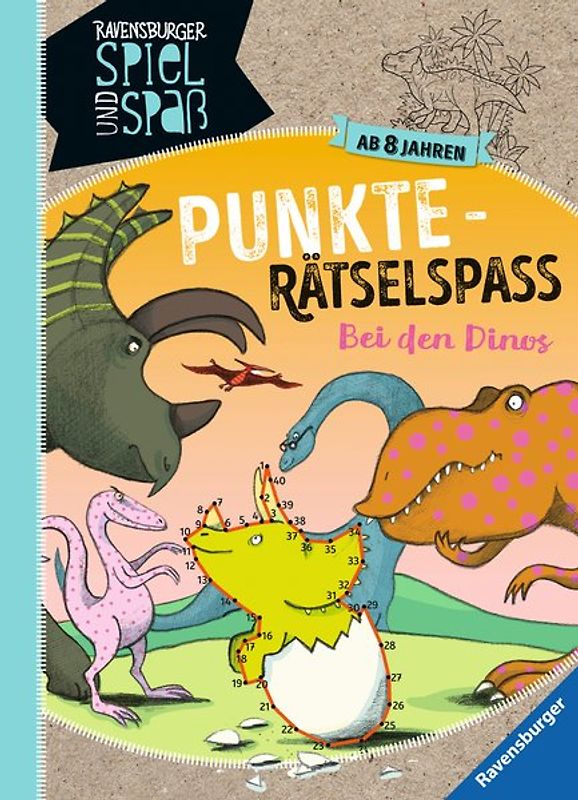 Punkte-Rätselspaß: Bei den Dinos