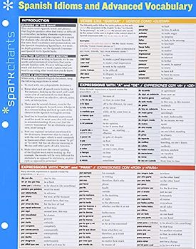 Spanish Idioms and Advanced Vocabulary Sparkcharts, Volume 64