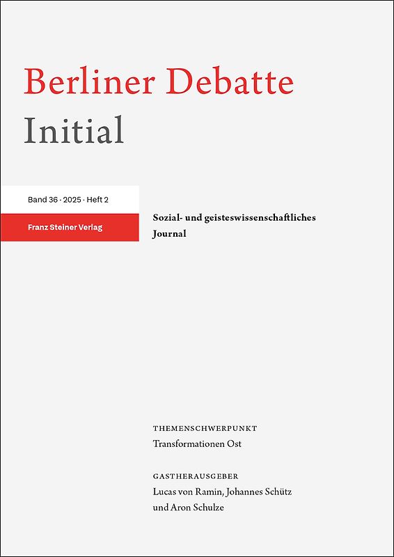 Berliner Debatte Initial 36 (2025) 2