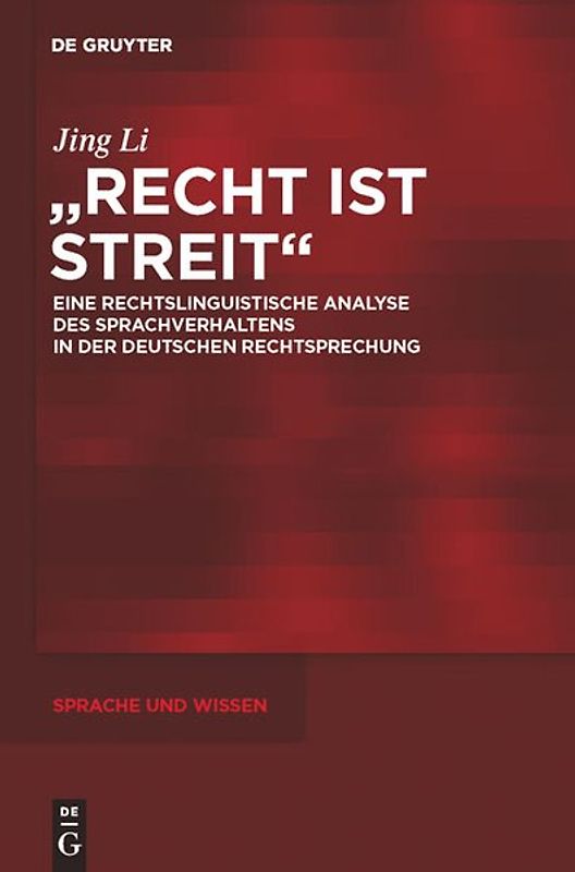 "Recht ist Streit"