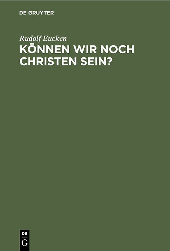 Können wir noch Christen sein?