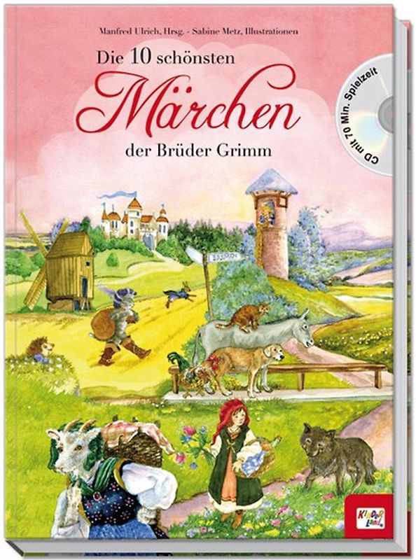 Die 10 schönsten Märchen der Brüder Grimm mit CD