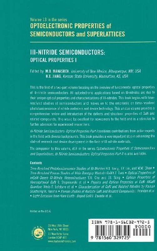 III-Nitride Semiconductors