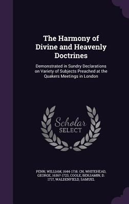 The Harmony of Divine and Heavenly Doctrines