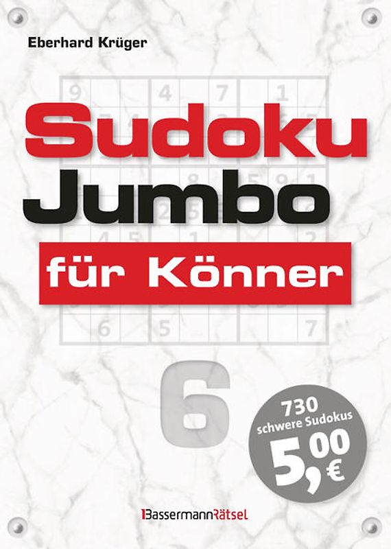Sudokujumbo für Könner 6