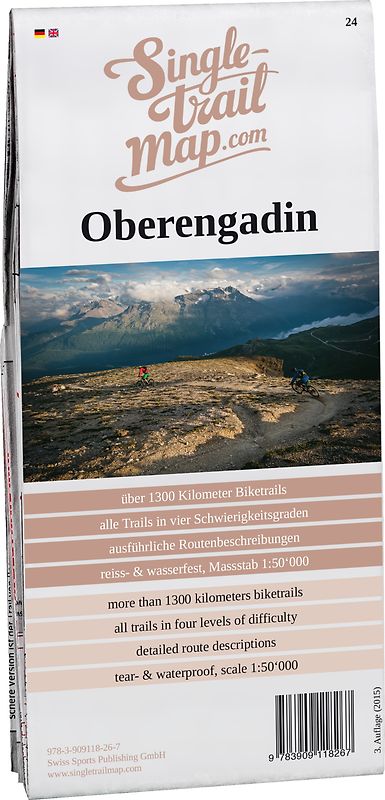 Singletrail Map 024 Oberengadin