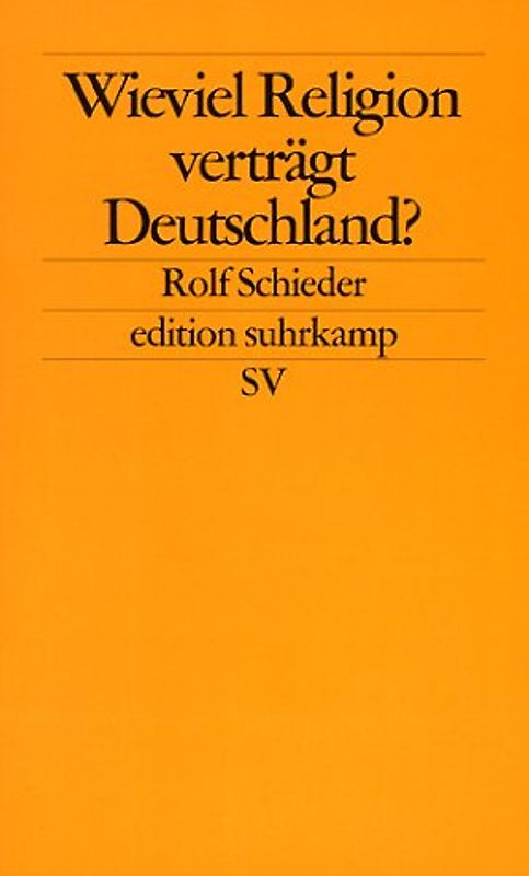 Wieviel Religion verträgt Deutschland?
