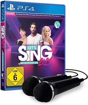 Let's Sing 2023 mit deutschen Hits + 2 Mikrophone Bundleversion