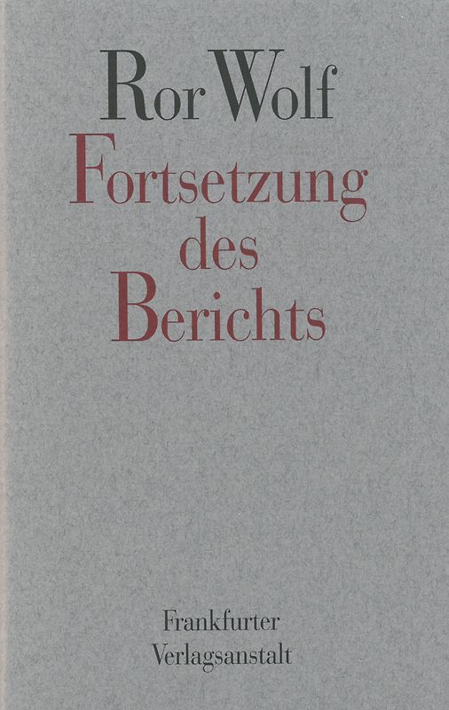 Fortsetzung des Berichts