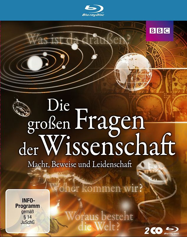 Die großen Fragen der Wissenschaft - Macht, Beweise und Leidenschaft Blu-ray Disc