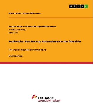 Soulbottles. Das Start-up Unternehmen in der Übersicht