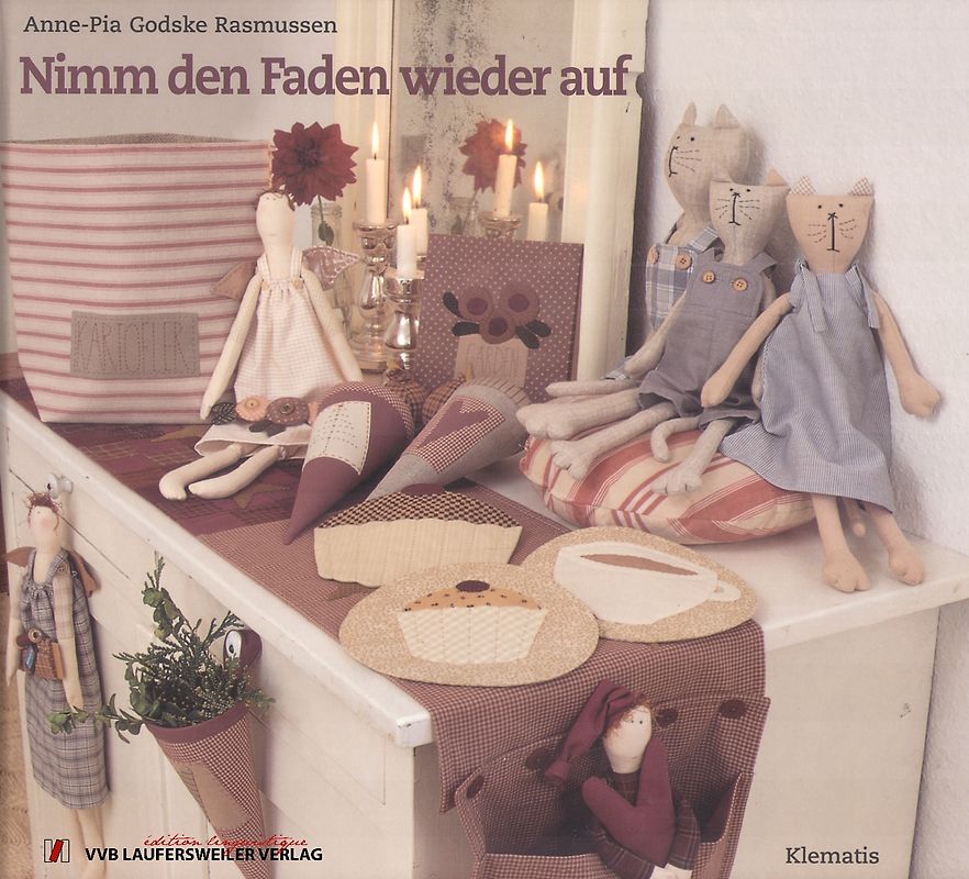 Nimm den Faden wieder auf /Klematis - Patchwork