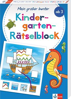 Klett Mein großer bunter Kindergarten-Rätselblock