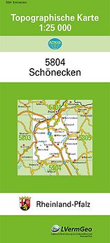 TK25 5804 Schönecken