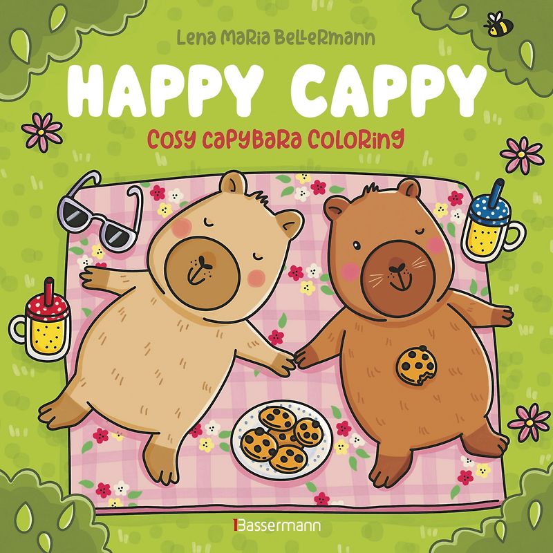 Happy Cappy - Cosy Capybara Coloring. Ein Ausmalbuch für jedes Alter
