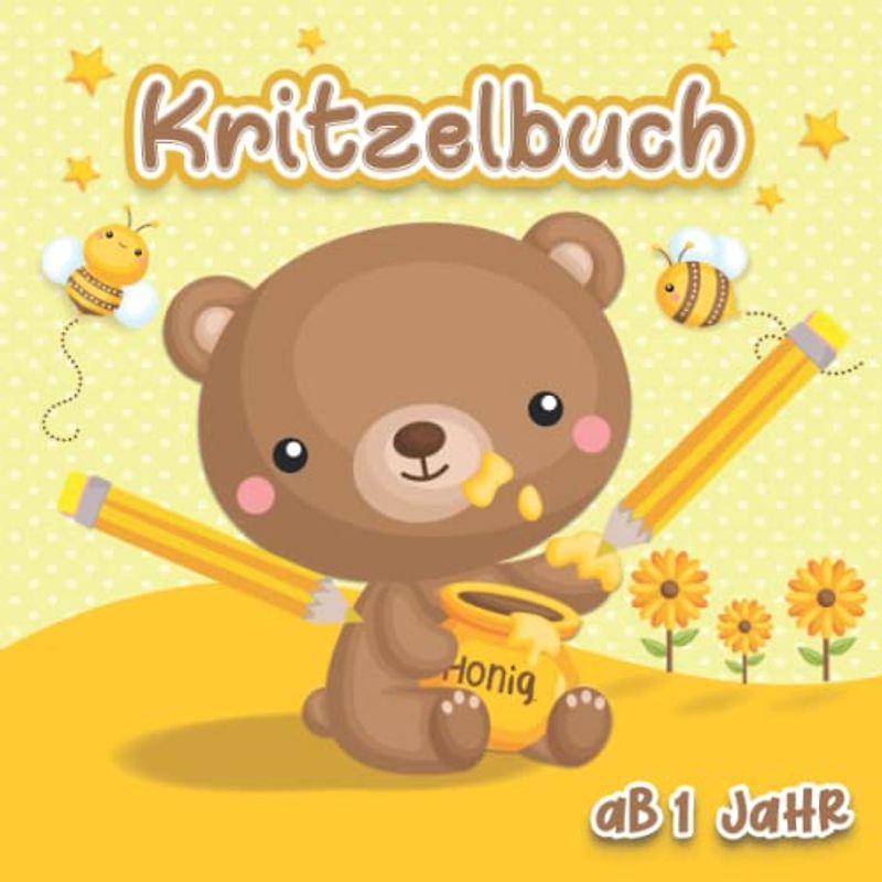 kritzelbuch ab 1 jahr: Mein erstes Tiere kritzelmalbuch mit tollen Motiven zum Lernen der ersten Gegenstände,für Kinder zwischen 1-3 Jahren.