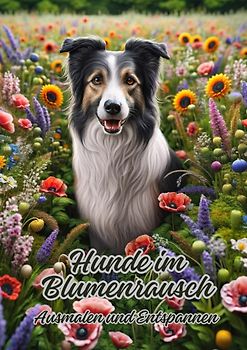Hunde im Blumenrausch