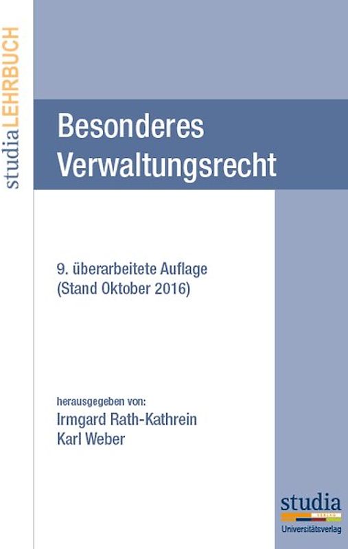 Besonderes Verwaltungsrecht (f. Österreich)