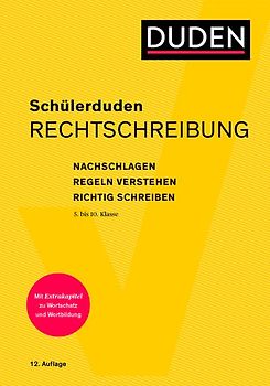 Schülerduden Rechtschreibung und Wortkunde (kartoniert)