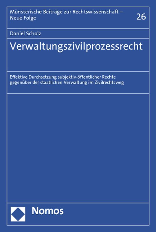 Verwaltungszivilprozessrecht