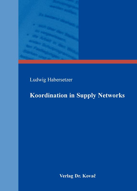 Koordination in Supply Networks