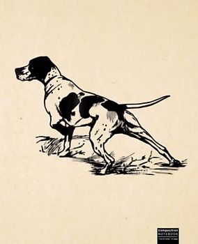 English Pointer Dog Composition Notebook: German Shorthaired Pointer, Pointers, Dog, Dogs, Puppy Wide Blank Lined Workbook for Teens Kids Students Girls Boys